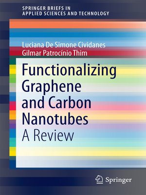 cover image of Functionalizing Graphene and Carbon Nanotubes
